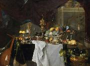 Jan Davidz de Heem A Table of Desserts or Un dessert oil